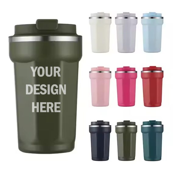 Bulk Wholesale Custom 510 ml Octagonal coffee cup Imprint with your logo