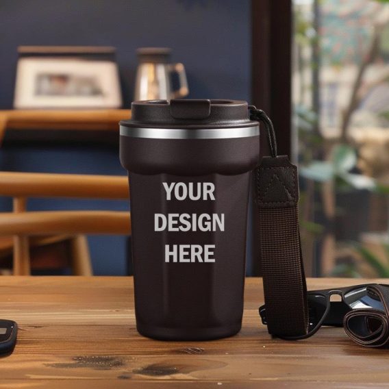Bulk Wholesale Custom 510 ml Octagonal coffee cup Imprint with your logo - Image 2