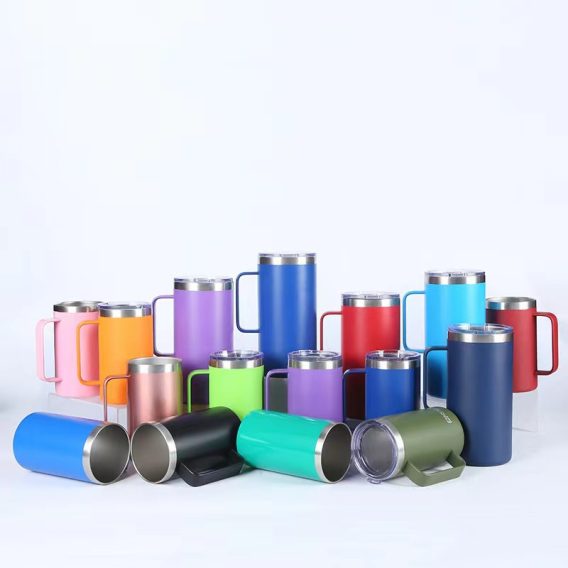 Bulk Wholesale Personalized 12-24 OZ. handle mug Imprint with your logo - Image 5