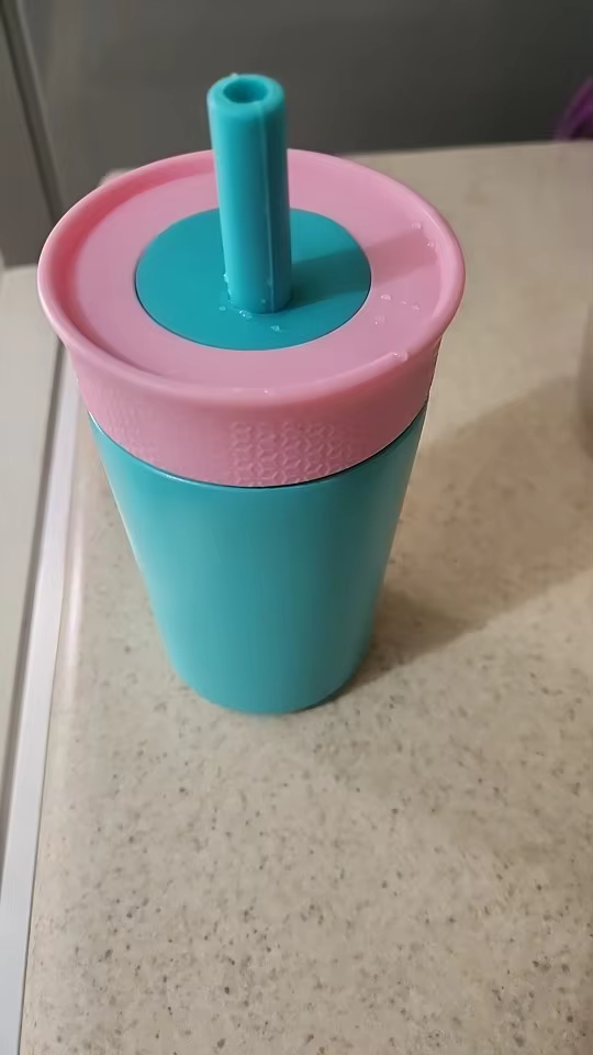 Kivi Bear Kids 12 oz Insulated Tumbler - Custom, Lid & Straw photo review