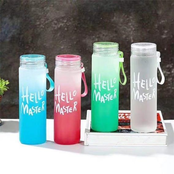 Bulk Wholesale Personalized Eco-Friendly Glass Water Bottles 400ml/480ml - Image 13