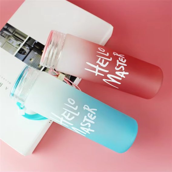 Bulk Wholesale Personalized Eco-Friendly Glass Water Bottles 400ml/480ml - Image 14
