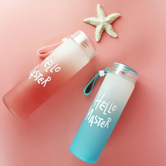 Bulk Wholesale Personalized Eco-Friendly Glass Water Bottles 400ml/480ml - Image 15