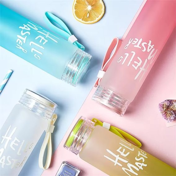 Bulk Wholesale Personalized Eco-Friendly Glass Water Bottles 400ml/480ml - Image 4