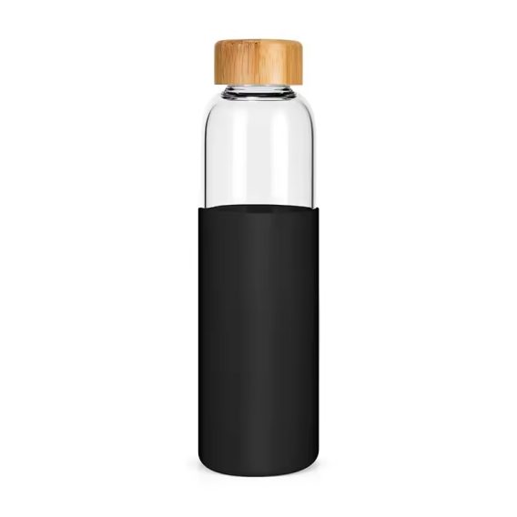 Custom 280ml Borosilicate Glass Water Bottle - Stainless Lid - Image 9