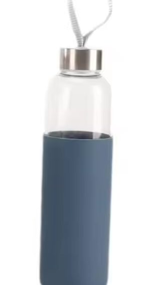 Custom 280ml Borosilicate Glass Water Bottle - Stainless Lid - Image 10