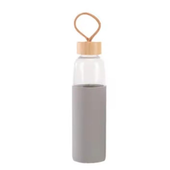 Custom 280ml Borosilicate Glass Water Bottle - Stainless Lid - Image 11