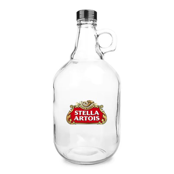Large 3L Glass Wine Bottle - Screw Cap, California Style