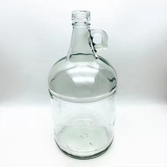 Large 3L Glass Wine Bottle - Screw Cap, California Style - Image 2
