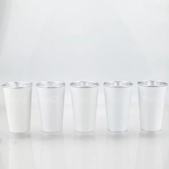 Temperature Sensitive Aluminum Tumblers - 470ml, Disposable Party Cups - Image 7
