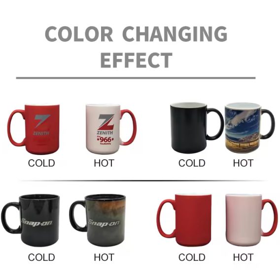 11oz Color Changing Magic Mug - Sublimation Photo Heat Transfer - Image 8
