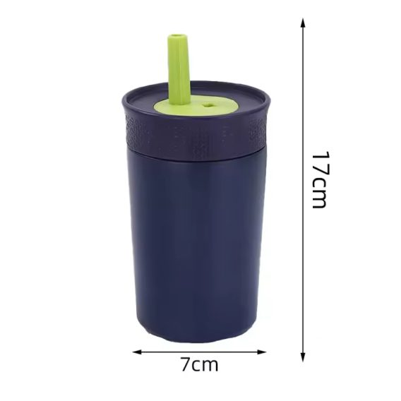 Kivi Bear Kids 12 oz Insulated Tumbler - Custom, Lid & Straw - Image 12