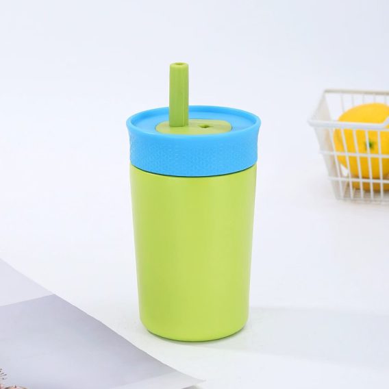 Kivi Bear Kids 12 oz Insulated Tumbler - Custom, Lid & Straw - Image 4