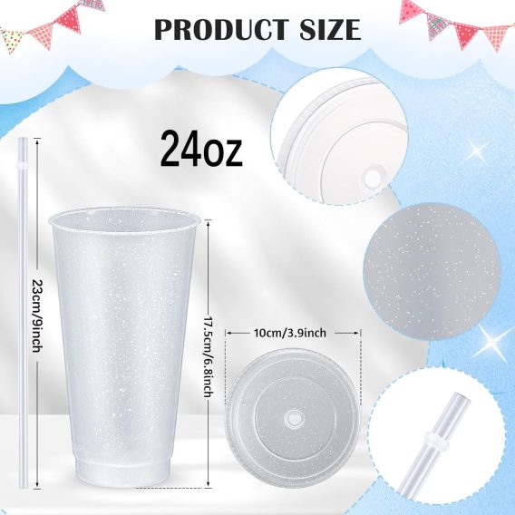 Material Plastic Model Number RFSG5002 Product name stadium cup Color Customized Color Size 8.8*6.6*11cm Capacity 16 oz weight 20g MOQ 1000pcs Packing 46.5*34*42cm/500pcs - Image 4