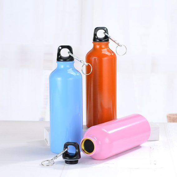 Personalized 500ml Aluminum Water Bottle for Sports - Custom Colors, Screw Top - Image 5