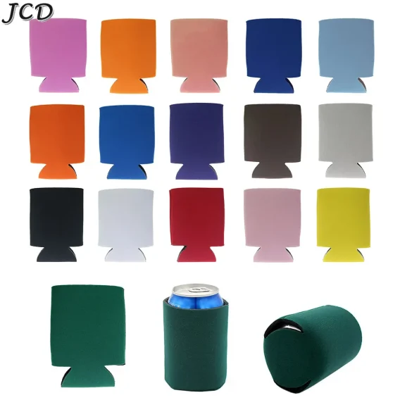 JCD 5pcs Neoprene Can Coolers - Custom Logo, Wholesale, Party Favors