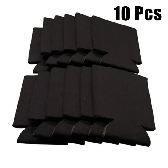 Customizable Beer Can Cooler Sleeves 10 Pack - Neoprene, Collapsible - Image 3