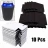 Customizable Beer Can Cooler Sleeves 10 Pack – Neoprene, Collapsible