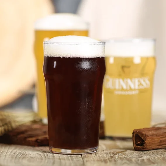 British Style Imperial Pint Glasses: Unique Design for English Pub Ale (Set of 2/4) - Image 3
