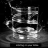 Rotating Whiskey Glass Old Fashioned Glass for Drinking Bourbon,Scotch,Cocktails or Tea,Whisky