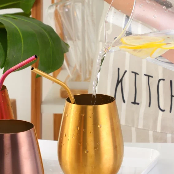 500ml Stainless Steel Beer & Wine Cup: Rose Gold Tumbler for Bar & Outdoor Drinks - Image 10