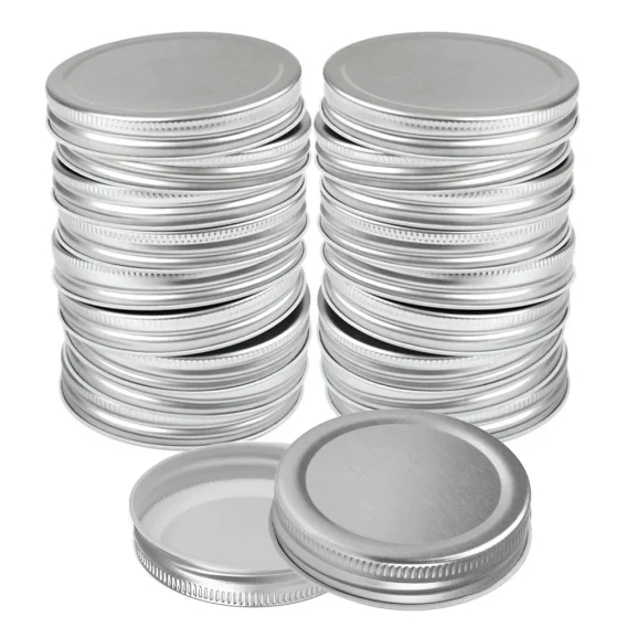 12Pcs 70mm 86 MmReusable Mason Jar Lids Wide Mouth LeakProof Seal Lid For Canning Jars Silver 2020 Ordinary