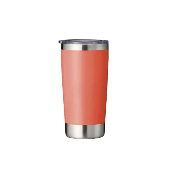 Custom powder coated Double Wall Travel Tumbler Insulated Coffee Mug 20 oz Stainless Steel Vacuum Insulated Tumbler - Image 5
