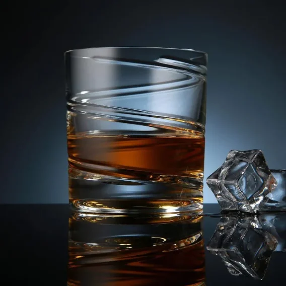 Rotating Whiskey Glass Old Fashioned Glass for Drinking Bourbon,Scotch,Cocktails or Tea,Whisky - Image 3