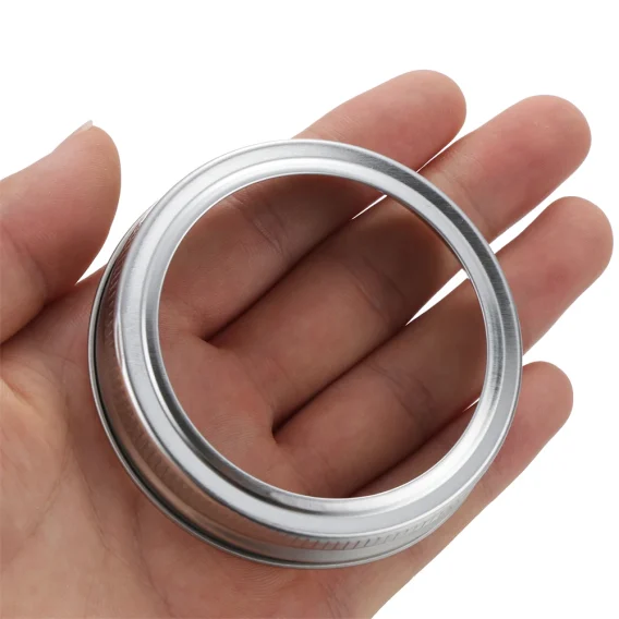 10/20PCS Canning Lids Leak-Proof Split-type Regular/Wide Mouth Mason Jar Lids Tinplate Jar Caps Storage Bands - Image 3