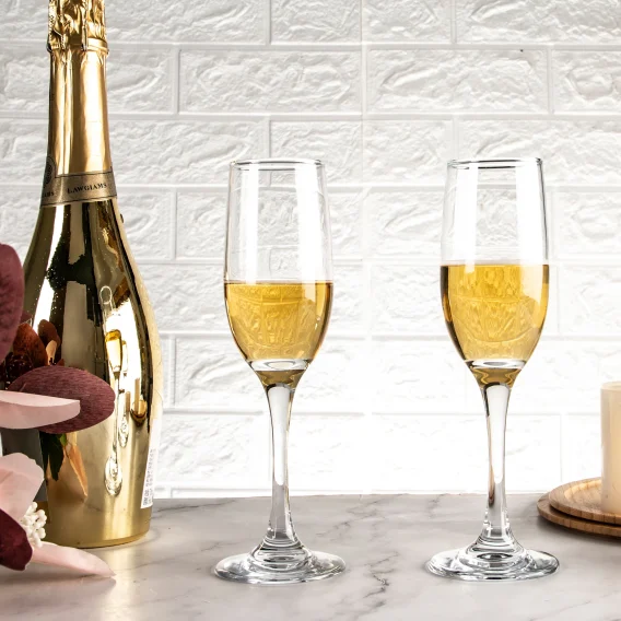 6oz 16-Pack Thickened Champagne Glasses, Heavy Duty & Shatter Resistant | Bar-Grade for Party/Wedding/Commercial Use - Image 5