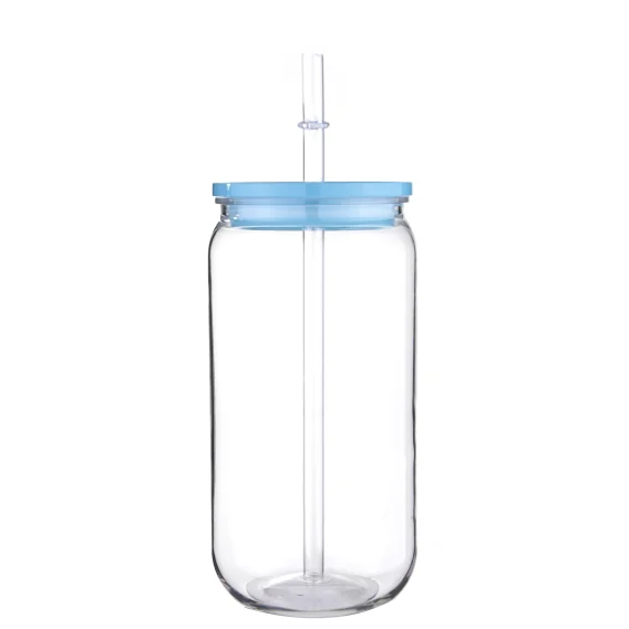 16oz PET Plastic Cups with Replaceable Colored Lids & Straws: Soda, Juice, Dairy Drinks - Image 6
