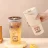 WORTHBUY 650ml Portable Plastic Water Cup: Tumbler with Lid for Travel, Sport, Office Milk & Coffee