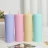 1pc Reusable Double-Layer Plastic Straw Cup: Water Bottle, Coffee Cup with Lid