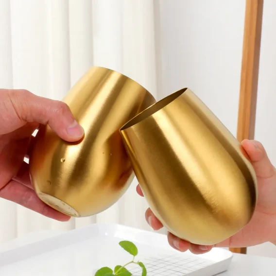 500ml Stainless Steel Beer & Wine Cup: Rose Gold Tumbler for Bar & Outdoor Drinks - Image 2