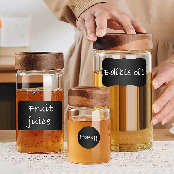 Personalized Waterproof Blackboard Labels - Custom Spice & Household Jar Bottle Stickers - Image 9