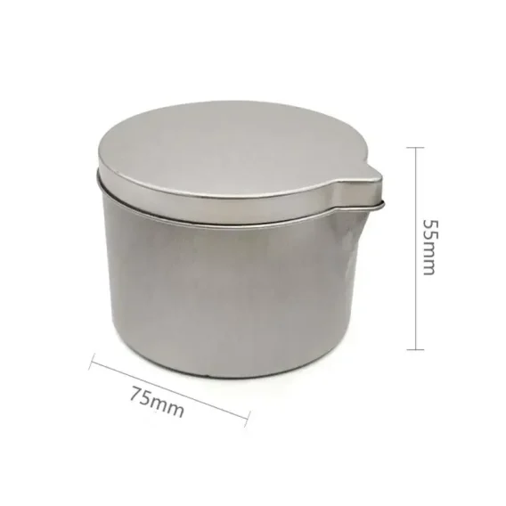 12pcs Tinplate Candle Jars with Handy Spout: Aromatherapy Cream Jars for DIY Candle Making & Cosmetic Storage - Image 5