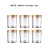 Eco-Friendly Double Wall Glass Water Bottle with Tea Infuser: 6-Pack Travel Tumblers with Case