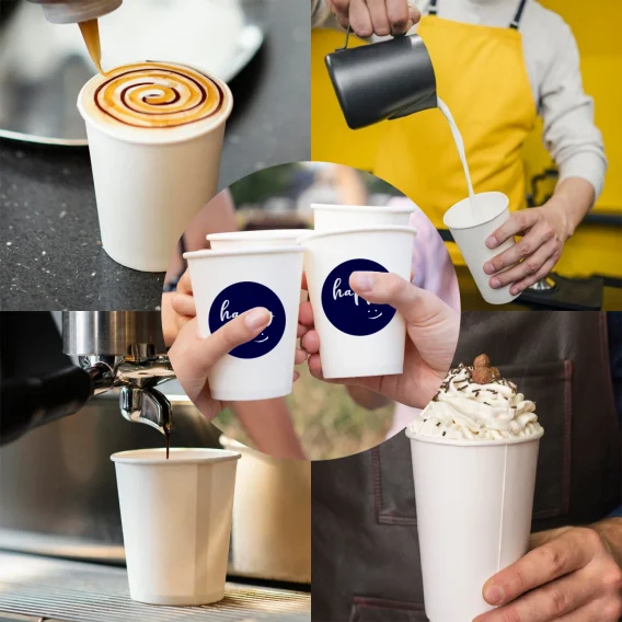 Custom 50 Paper Cups - Personalized Disposable Party Cups with Photo/Logo/Text - Image 7