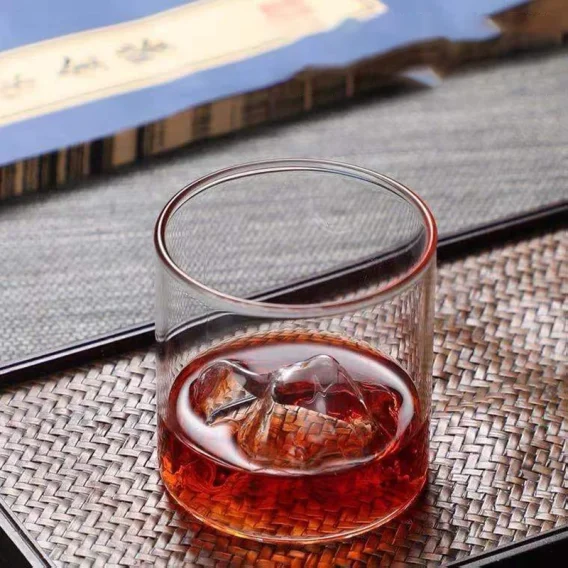 200/300/350ML 3D Mountain Whiskey Glasses: Transparent Beer, Tea, Coffee Cup for Home & Bar Party - Image 5