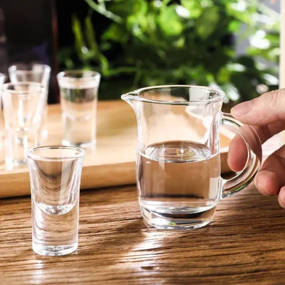 6PCs Transparent 15ml Shot Glass Set: Thickened Bottom Bullet Cups for Wine & Liquor, Custom Wholesale - Image 5