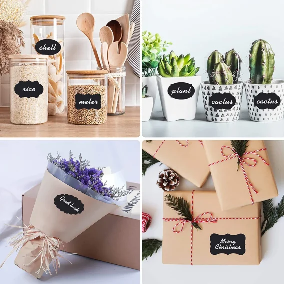 Personalized Waterproof Blackboard Labels - Custom Spice & Household Jar Bottle Stickers - Image 8