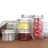 Transparent Diamond Pattern Glass Mason Jar: Labelable Seal Split Jar for Fruit Juice
