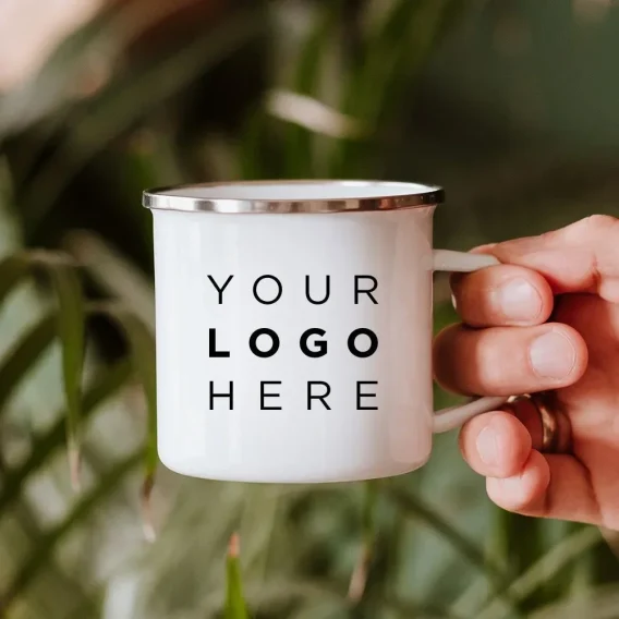 Custom Name mugs private Logo Text Enamel Coffee Cup Print Store Company Logo Mug Friends Birthday Gift Mug Drinking glass Weird - Image 2