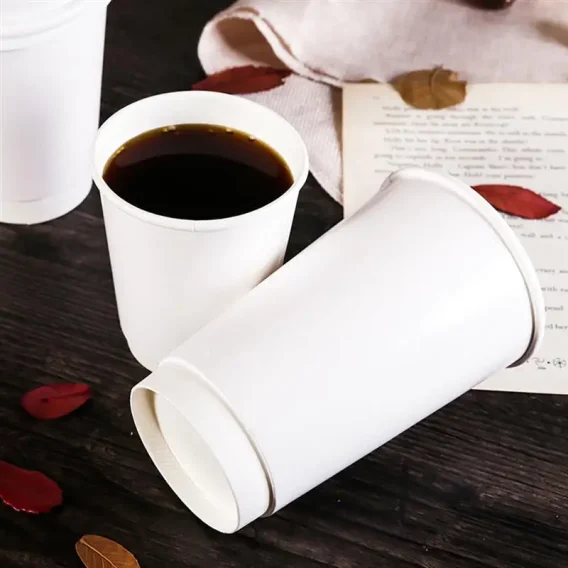 50 Custom Disposable Coffee Cups with Lids - Personalized Takeaway Paper Cups (8/12oz) - Image 5