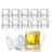 12PCS Mini Beer Mugs: Heavy Base Clear Shot Glasses for Party Drinks