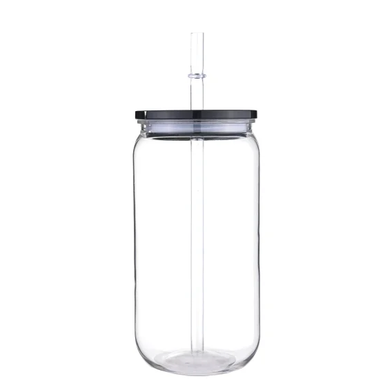 16oz PET Plastic Cups with Replaceable Colored Lids & Straws: Soda, Juice, Dairy Drinks - Image 5