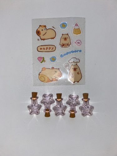10PCS Wholesale Mini Glass Wish Bottles with Corks – Empty Decorative Jars & Containers photo review