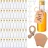 Bulk 10/30/50/100 Pcs Mini Plastic Bottles with Lids – 1.7 Oz Clear Juice & Wine Containers