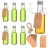 18pcs Mini Liquor Bottle,Small Plastic Bottle.for drinks,parties, bars,special events like wedding, bridal showers,graduations.