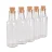 10pcs 25ml size 27*80*10mm Transparent Glass Wishing Bottles with Cork Stopper Empty Spice Jars Vials Christmas Wedding gift